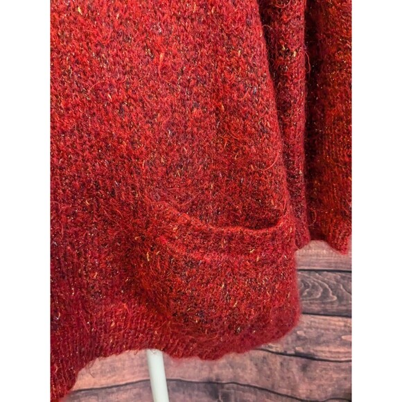 Paul & Duffier Mohair Blend Sweater With Pockets Sz M Long Tunic Oversized - Picture 9 of 11